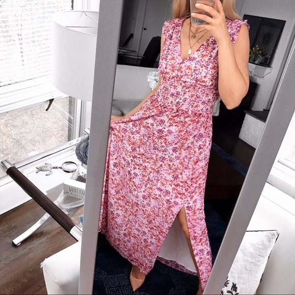 🌸 BANANA REPUBLIC OINK FLORAL MAXI! - Picture 7 of 12